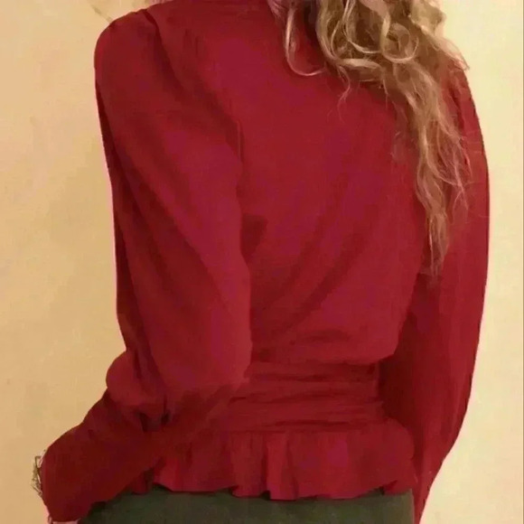 Banana Republic Petite Wrap Top - Picture 2 of 9